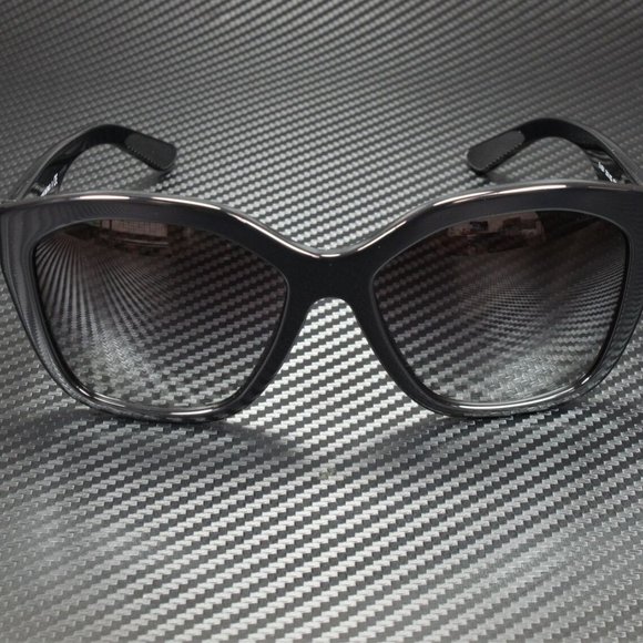 New! Burberry Black with Grey Gradient 57mm Sunglasses